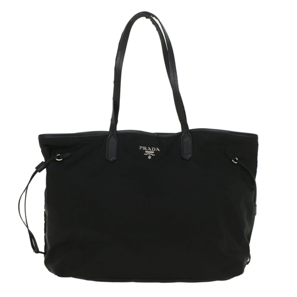 PRADA Tote Bag Nylon Black Auth ac2373 - Picture 13 of 16